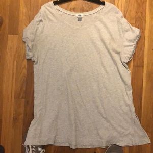Old Navy T-Shirt Heathered Gray size XL